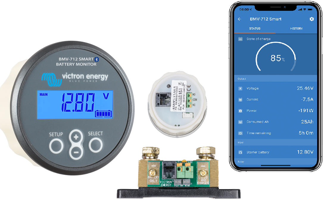 Victron shop battery monitor