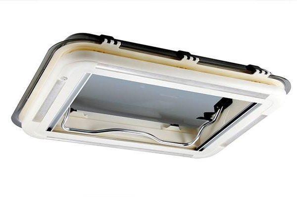 RV Skylight Roof Vent Hatch with LED Light Lighting &Blinds, RV Window  Skylights Camper RV Vent Roof Top Covers, Trailer Skylight Lamp RV Caravan