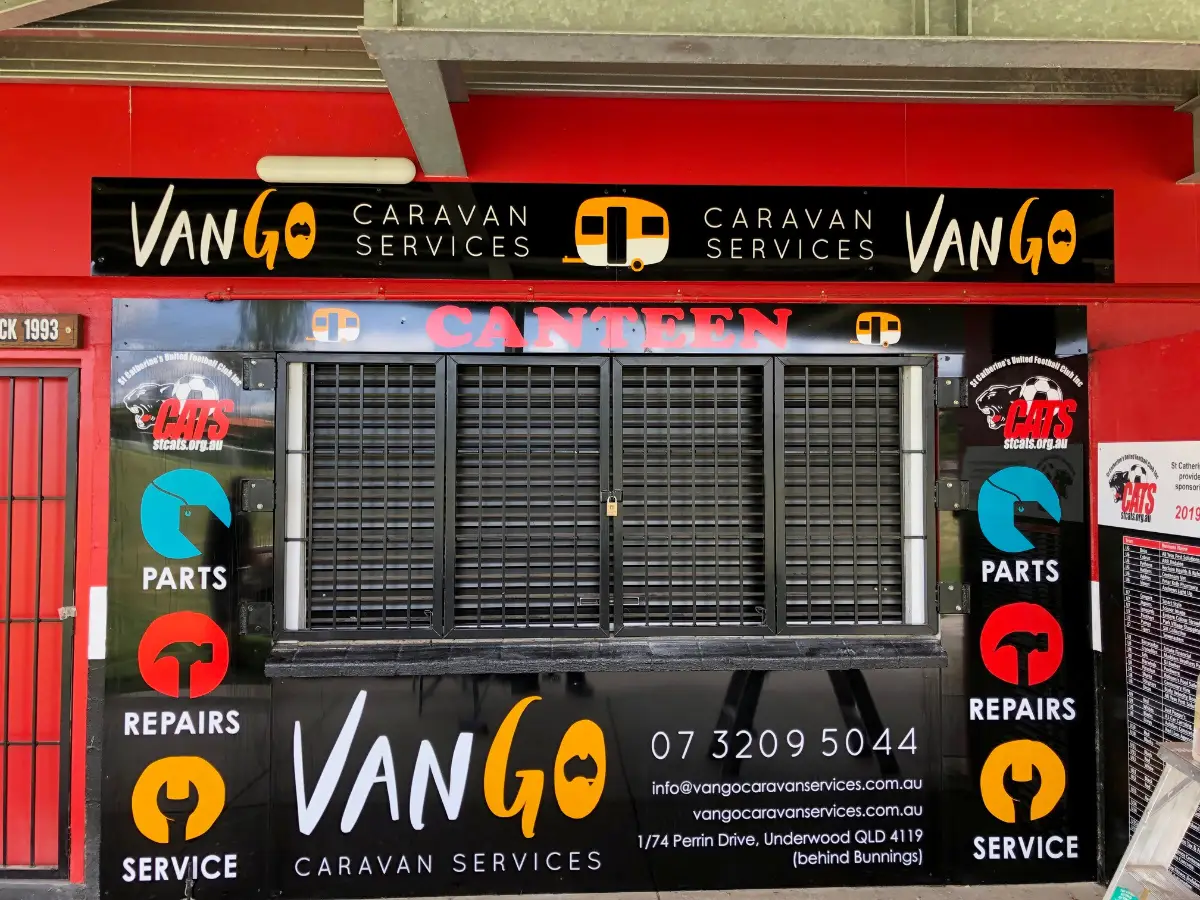 VanGo Signage St Catherine's United Football Club Canteen