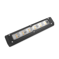 LED External Awning Light 200mm Cool White/Amber Black Shell