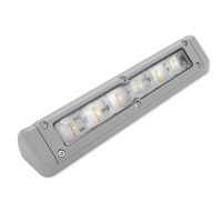 LED External Awning Light 200mm Cool White/Amber Grey Shell 0013712CA-S