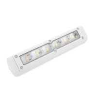 LED External Awning Light 200mm Cool White/Amber White Shell