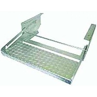 Step Silver Painted, Single Tread 500mm x 165mm