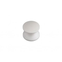 16/19mm White Push Button Knob