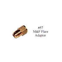 Gas M&F Flare Adaptor 1/4MF to 3/8FF