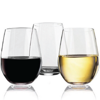 Tritan Stemless Wine Glass 20oz - Set 4