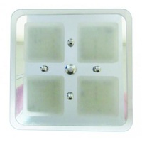 LED 4 Section Square Crystal Light