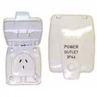 Clipsal Power Outlet 240V 10A Black -Old Style