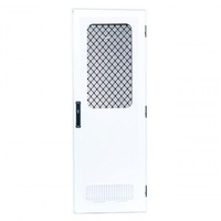 Odyssey 4 Square Corner Door 1908mm x 622mm White Frame Right Hand Hinge Smooth White Infil & White Vent