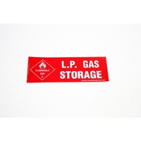 LPG Gas Sticker