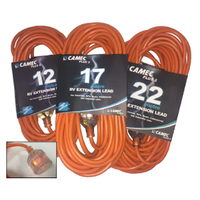 Camec Plus2 17M 15A Extension Lead For RV Use
