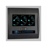 LCD Triple Water Tank Gauge (No Sender Probe)