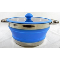 Collapsible Silicone Pot Set of 3 - Non Stick