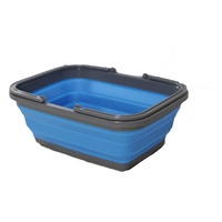Collapsible Basket with Handles Blue