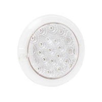 Round Reverse Lamp Clear Lens 12/24v