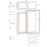 Dometic RMD/RMDX Fridge Door Gasket