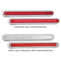 LED Stop/Tail Strip Light with Chrome Bracket