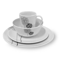 Coast 100% Melamine 16pcs Dinner Set - Dandelions