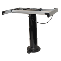Nuova Mapa Telescopic & Adjustable Table Leg Black