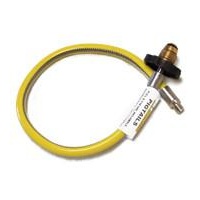 Gas Pigtail S-Core POL Handwheel 1/4 x 450mm