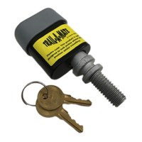Trail-A-Mate Jockey Wheel Anti Theft Lock