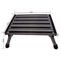 Coast Aluminium Folding Step With Non Skid Strips