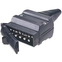 Narva 12 Pin Flat Plastic Trailer Plug 82171BL
