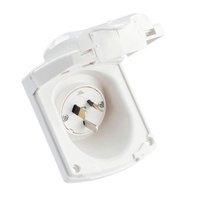 Clipsal Power Inlet New Style White 435Vfs15Amp