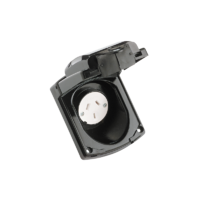 Clipsal Black Power Outlet - 10amp