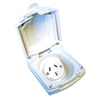 Clipsal Power Outlet New Style White 10A 240V