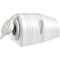 Narva Single Surface Mount Ciga Socket White 81025WBL