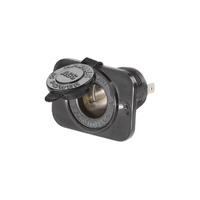 NARVA Heavy-Duty Accessory Socket Surface Mount Black 81026BL