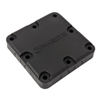 Sphere Multiple Entry Cover Plate Black