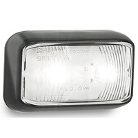 LED CLEAR FRONT MARKER BLACK
