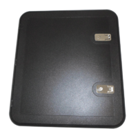 Coast Door 4 - Black 566 X 631 Black Locks