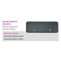 Coast Door 9 - Black 950 x 415