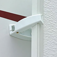 White Baggage Door Catch(Pair)