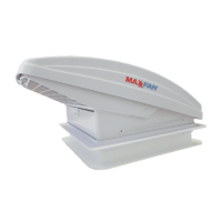 MaxxAir Deluxe with Rain Dome, Thermostat, Power Lift and Remote