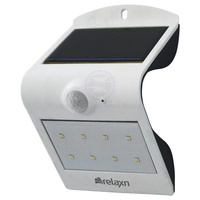 Smart Solar LED Wall Light with Sensor White