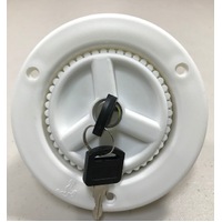 Lockable Water Filler White 25mm (778725W)