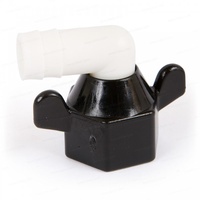 Shurflo Elbow 1/2" Barb (Hand Tight)