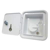 Coast White Square Lockable Water Filler