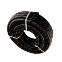 Black Waste Hose 10M Roll 27mm Id Smooth Bore (Suits 25mm)