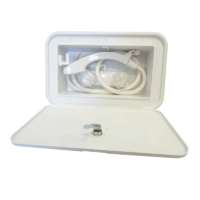 Auxilliary Shower Unit White (Wall Shower Box)