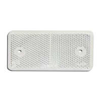 White Reflector 94mm x 44mm