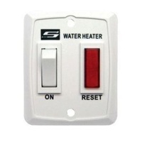 Suburban HWS Switch and Plate Assembly White for SW6DA