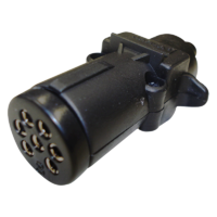 Nava 7 Pin Large Round Metal Trailer Plug  