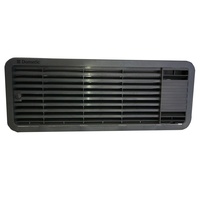 Dometic Upper Fridge Vent Black (incl. Frame and Side Insert)