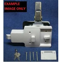 Jayco Camper Trailer Door Lock Assembly - White