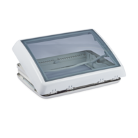 Dometic Midi Heki skylight with LED lighting & White edge dome